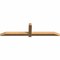 Ekena Millwork Eugene Smooth Timber Gable Bracket, Western Red Cedar, 72"W x 18"H x 3 1/2"D x 3 1/2"F, 6/12 Pitch GBW072X18X0404EUG00SWR - alternate 3